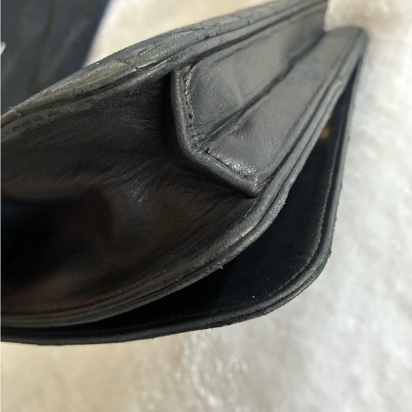 CHANEL Elegant Black Lambskin, Shoulder Bag or Clutch ~ 24K Gold Accent - Picture 17 of 17